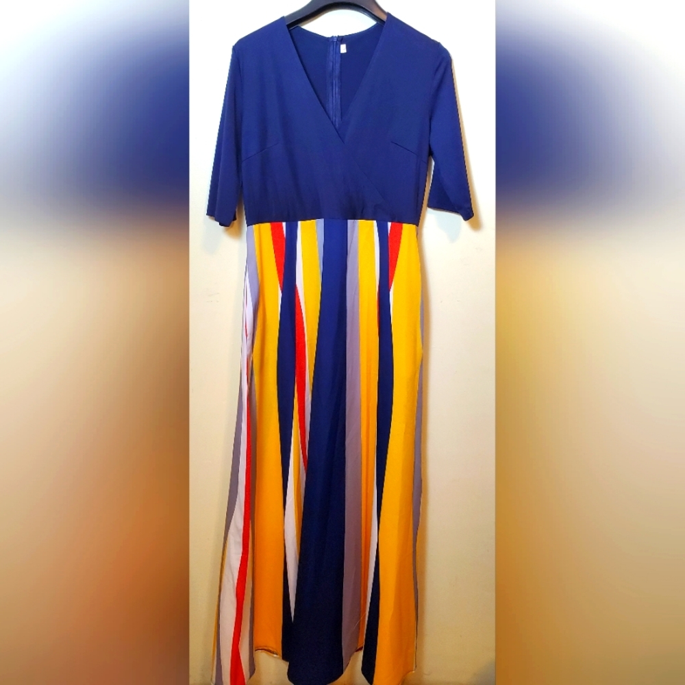 Unbranded Maxi Dress with Pockets Size Large